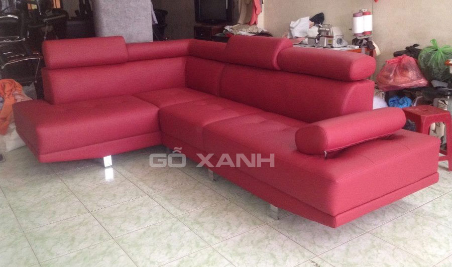 Sofa sang trọng màu đỏ