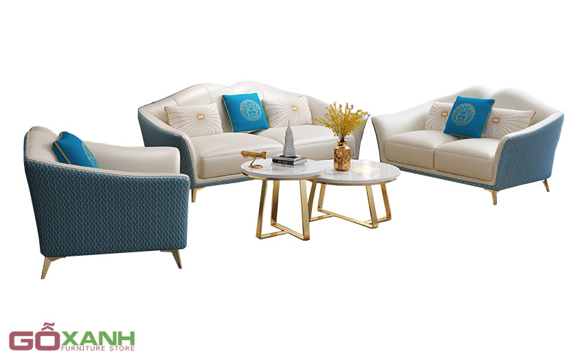 Sofa tân cổ điển bọc vải