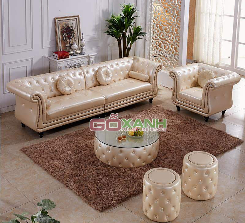 Bộ sofa tân cổ điển Tphcm, Sản xuất hàng theo yêu cầu
