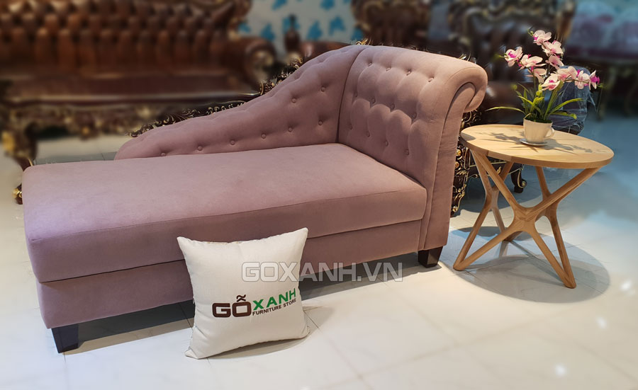 Sofa thư giãn màu tím chất lượng / sofa relax thư giãn cho phòng ngủ 1