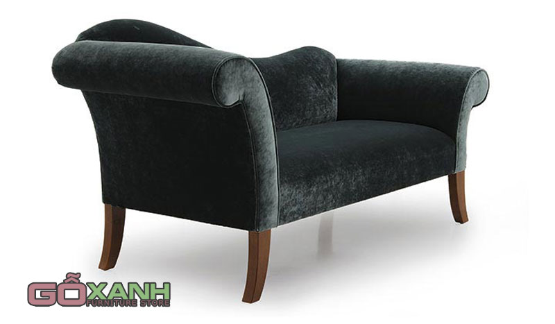 Sofa thư giãn vải nhung, Ghế thư giãn kiểu tân cổ điển 2