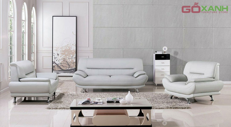 Bộ bàn ghế sofa tiếp khách - Nội thất Gỗ Xanh 3