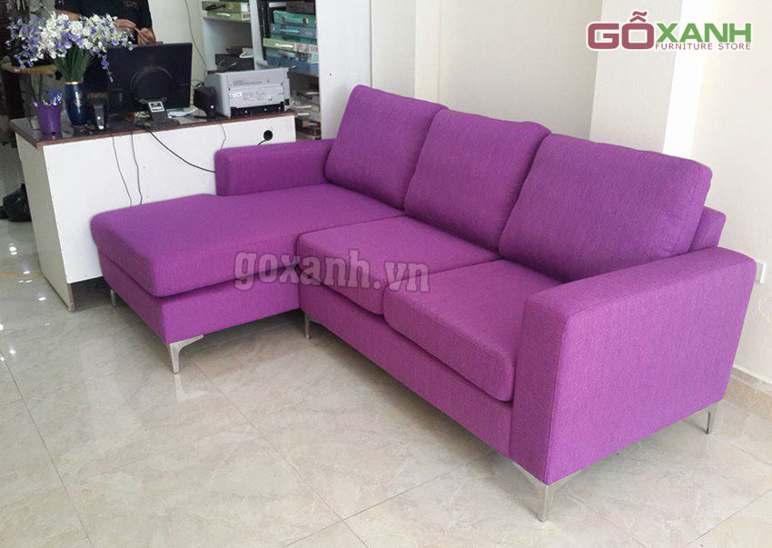 Sofa vải bố đẹp giá rẻ, ghế sofa bọc vải nhập khẩu