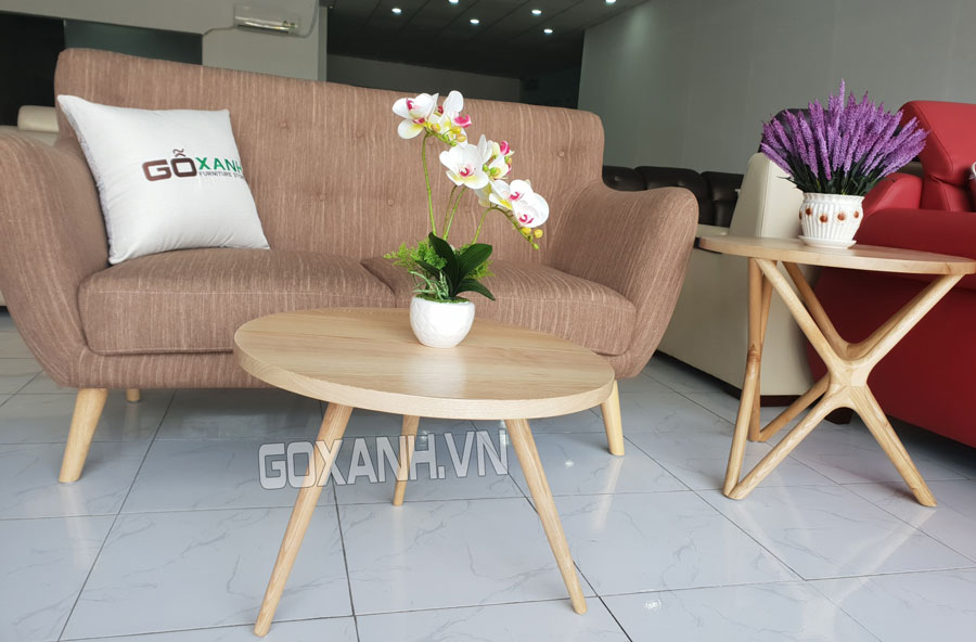 Sofa vải nhỏ gọn phòng ngủ / sofa phòng ngủ căn hộ nhỏ xinh 1