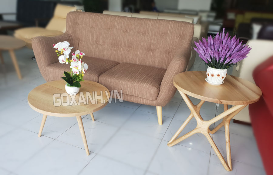 Sofa vải nhỏ gọn phòng ngủ / sofa phòng ngủ căn hộ nhỏ xinh 2