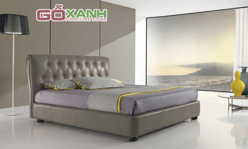 Tân trang phòng ngủ mới toanh với mẫu giường ngủ bọc nệm hiện đại 3