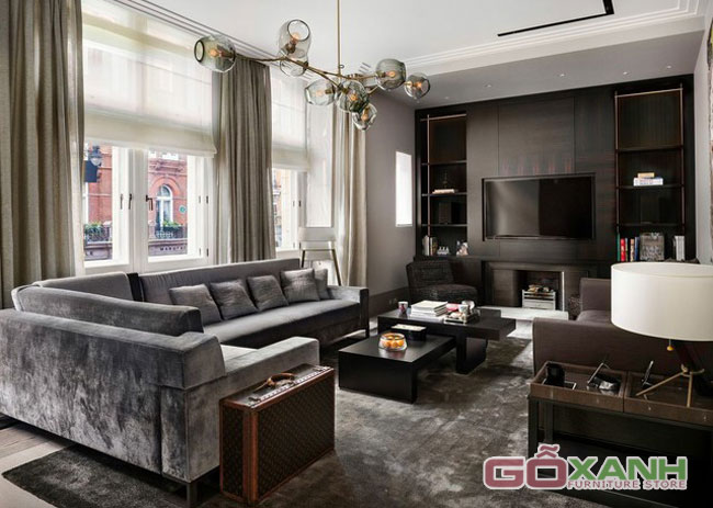 Thay đổi không gian sống với bộ ghế sofa bọc vải nhung gợi cảm 1