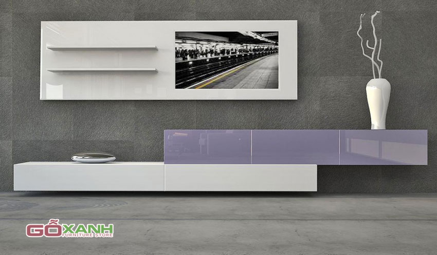 Thiết kế kệ tivi đẹp cho căn hộ ấm cúng 1