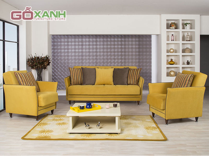 Trang trí nhà đẹp: Chọn nội thất màu vàng sống động từng không gian 1