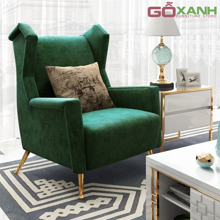 Tủ Nhỏ Trang Trí Khung Inox Mạ Vàng - Goxanh.vn 5