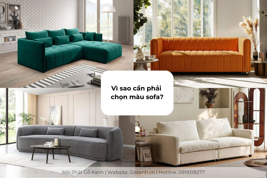Chọn màu ghế sofa