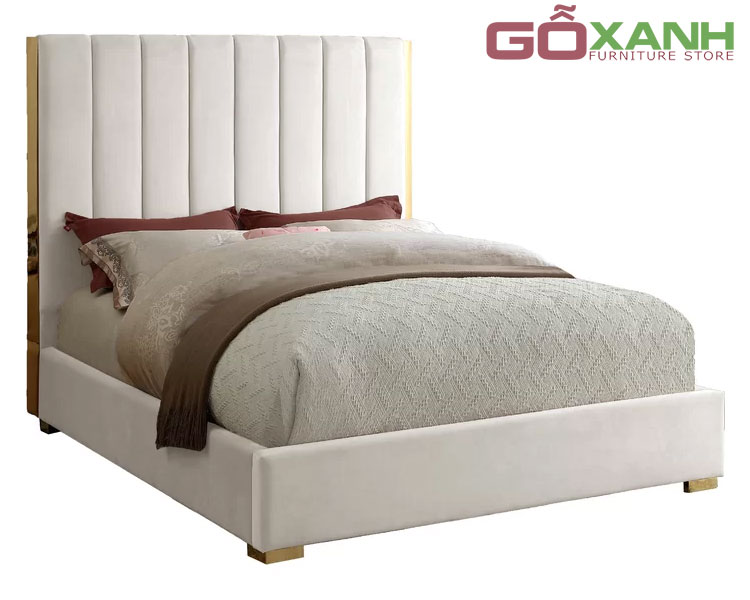 Xưởng gia công giường ngủ inox bọc nệm