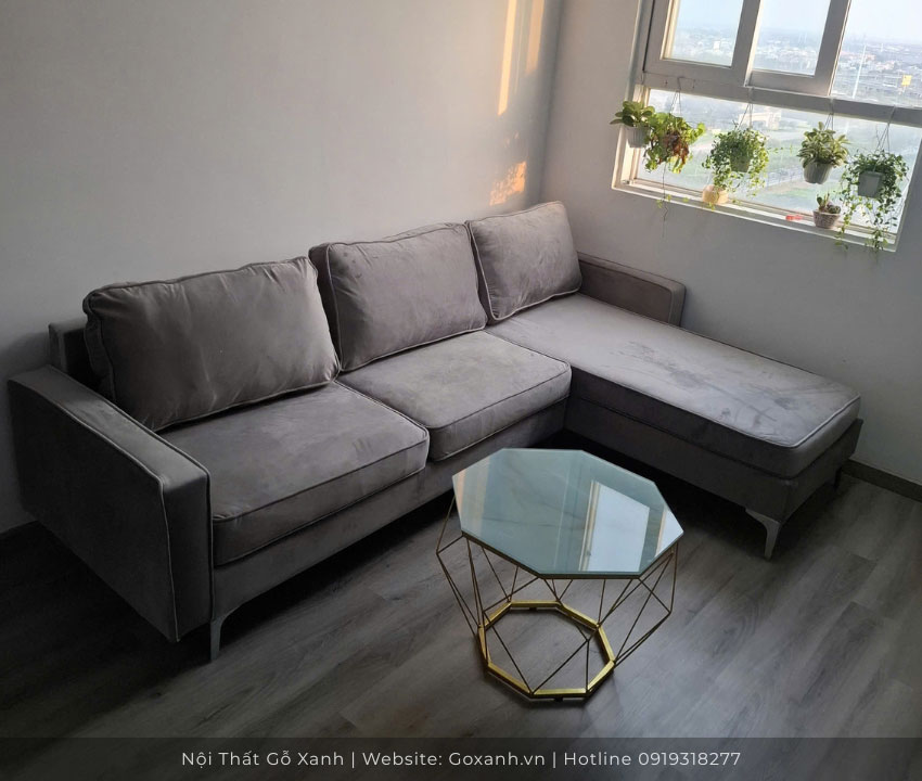 sofa góc 2m x 1m6